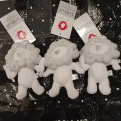 2025大阪関西万博　ミャクミャク　ボールチェーンマスコット白　ＡＢＣセット