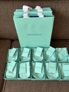 現行品Tiffanyティファニー 空箱巾着ミニショッパー紙袋 セット - メルカリ