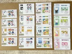 ハローキティグリーティング初日印付封筒28枚セット　‘09 ‘10 ‘12