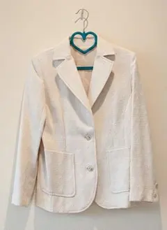 アイボリー オーダーメイドテーラードジャケット M