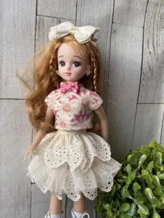 ハンドメイド　リカちゃん着せ替え服　フリルスカート4点セット