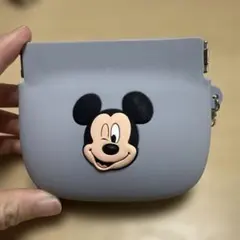 ミッキーマウス シリコンポーチ ダストポーチ