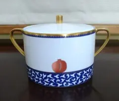 ヘレンド トゥッピーニの角笛 シュガーポット マスターペインター