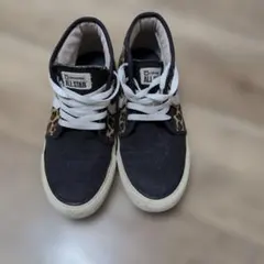 【美品】XLARGE×CONVERSE コラボ レオパード柄 スニーカーのサムネイル