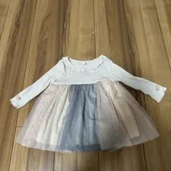 80サイズ 長袖チュニックドレス