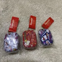 Sanrio Hello Kitty ミニ缶キーホルダー 3個セットのサムネイル