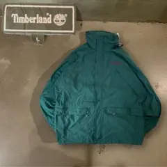 90〜00‘sTimberland マウンテンジャケット　ダークグリーンLサイズ