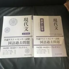 現代文　国語過去問題集　平成28年