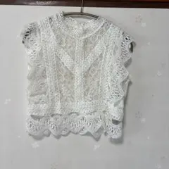 cheap by vaNité ナルシス 総レース ノースリーブ トップスのサムネイル