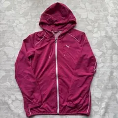 PUMA フード付きウィンドブレーカー Lサイズ ピンク