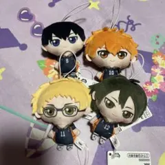 ハイキュー!! ぬいぐるみちゃーむ4種セット