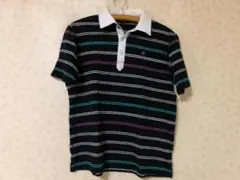 97479　マンシングウェア　ポロシャツ　紺　LLのサムネイル