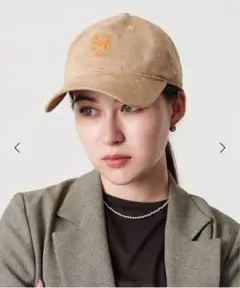 BEAUTY&YOUTH NEWERA スエードライク ロゴ キャップ