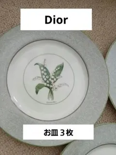 Dior コンパスデザイン 陶器皿 約23cm Dior(ディオール) 食器（皿