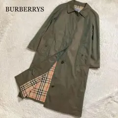 希少XLサイズ】バーバリー トレンチコート ノバチェック 玉蟲色 ベルト
