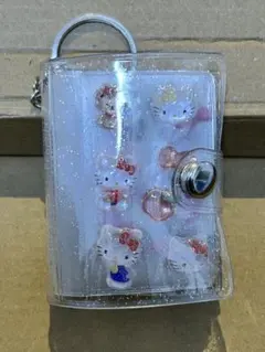 ミニシール帳ラメ入 完成品　ボンボンドロップシールキーホルダー付　サンリオ正規品