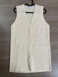 UNIQLO AND LEMAIRE ニットベスト ホワイト M