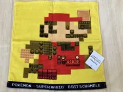 スーパーマリオ　ポケモン　コラボ　ハンドタオル