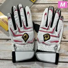 ディマリニ　DeMARINI バッティンググラブ　白×ピンク　両手　M 新品