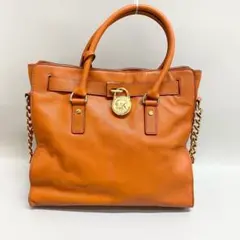 MICHAEL KORS マイケルコース ハミルトン ラージ オレンジ 2way