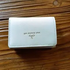 un nuovo me. ホワイト三つ折り財布　りぼん　付録