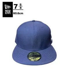 A52 ニューエラ 59fifty ベーシック ネイビー シンプル 美品2360