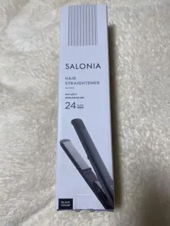 SALONIA ヘアストレートアイロン　24mm ブラック