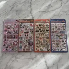 即発❣️和柄　ボンボンドロップシール　4種