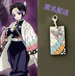 限定1ꕤキャラクターメタルチャーム アクセサリーチャームꕤ鬼滅の刃 胡蝶しのぶ