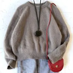 美品 近年 ジャーナルスタンダード ふわふわ フォックスファー シャギーニット