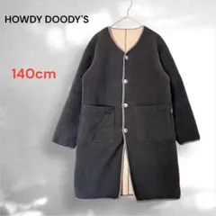 HOWDY DOODY'S フリース ボアコート 140 カーキ リバーシブル