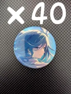 プロセカ グリッター缶バッジ 50A 日野森雫 ×40