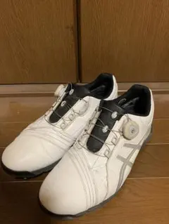 ASICS ACE PRO FG ホワイト ゴルフシューズ