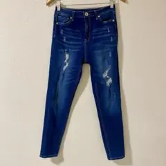 GRL ダメージスキニーデニム M