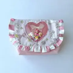 うさぎ×いちご♡シェイカー付き移動ポケット
