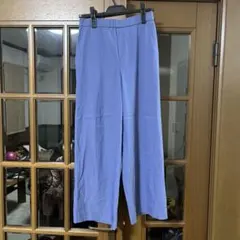 INDIVI カジュアルパンツ ブルー 日本製のサムネイル