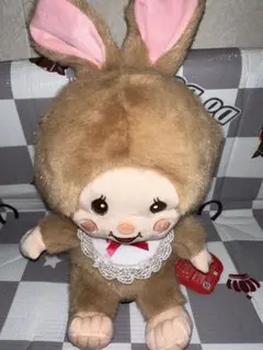 圧縮なし！ モンチッチ ラテブラウン Lサイズぬいぐるみ チムたん