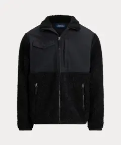 POLO RALPH LAURENハイブリッド モックネックジャケットブラック