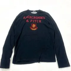 Abercrombie & Fitch 長袖カットソー ネイビー Mサイズ（a1のサムネイル
