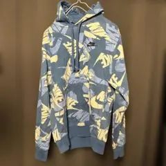 m*4様 Nike ロゴパターン フード付きパーカー