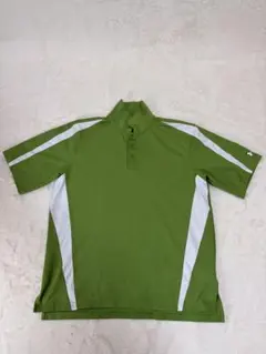 アンダーアーマー ポロシャツ メンズM グリーン 半袖 ゴルフ スポーツ 美品