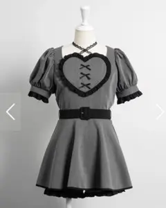 Cross Ribbon Hem Pleats Onepiece - メルカリ