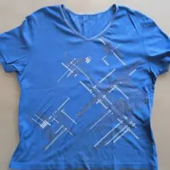 LAPINE BLANCHE 幾何学模様 スタッズ付Tシャツ Lサイズのサムネイル