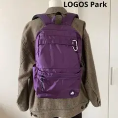 LOGOS Park紫色ナイロンリュック