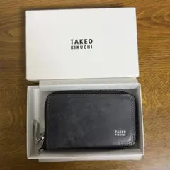 【新品】TAKEO KIKUCHI 小銭入れ ブルー 箱付き 10780円
