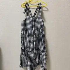 BREEZE ノースリーブ ギンガムチェック ワンピース 130cm