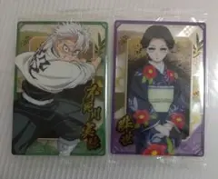 鬼滅の刃 ウエハース10 不死川実弥 珠世 ノーマル 2枚セット