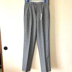 新品サンヨーUPPISH グレー チェック柄 スラックス