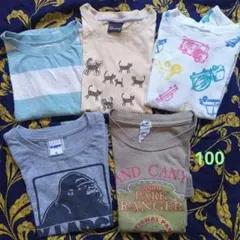 まとめ売り100サイズTシャツ５枚と甚平