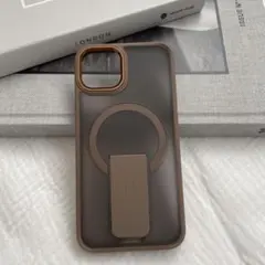 マグセーフ対応ケース/iPhone14【ブラウン】